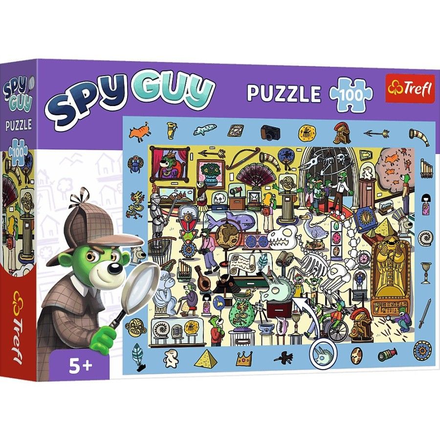 Trefl Puzzle Obserwacyjne 100el. Spy Guy - Muzeum