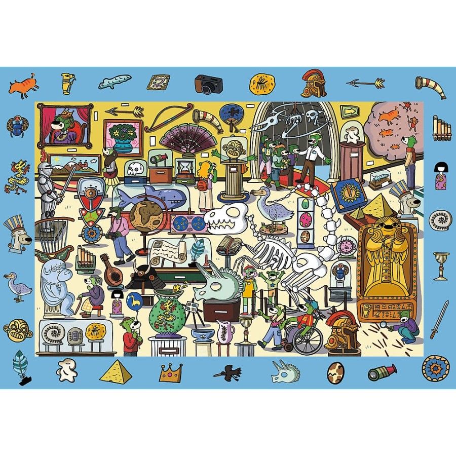 Trefl Puzzle Obserwacyjne 100el. Spy Guy - Muzeum