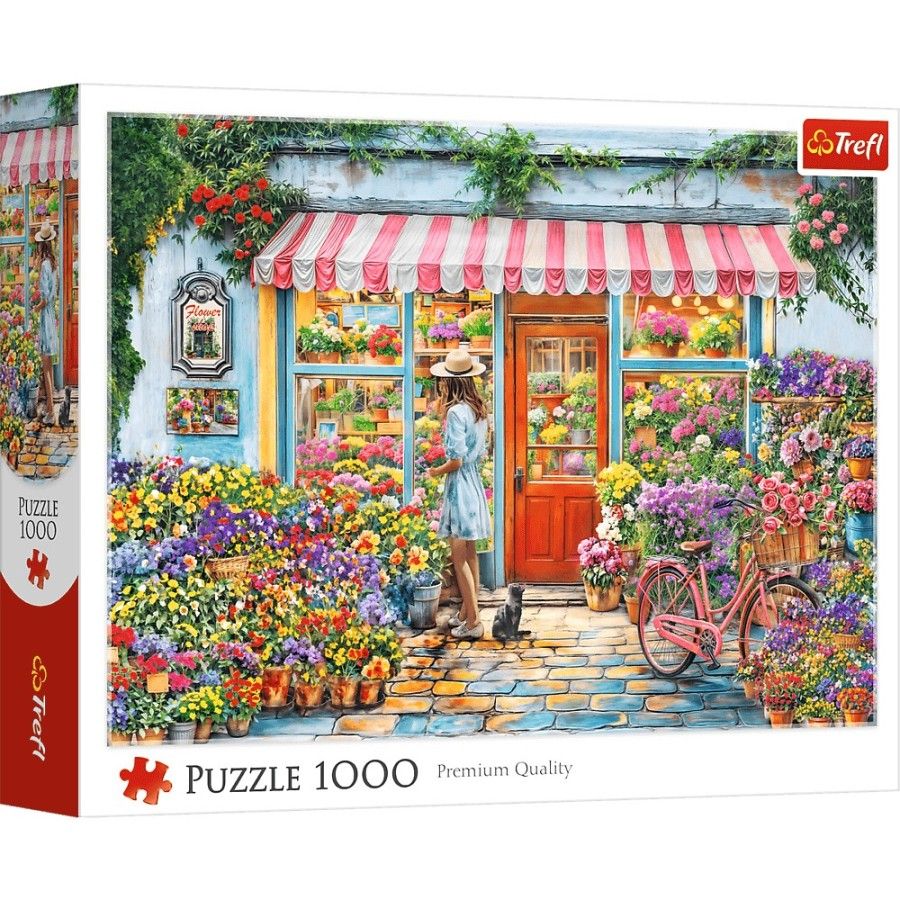 Trefl Puzzle 1000el. Kwiaciarnia
