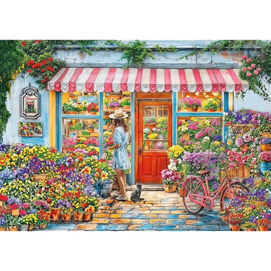 Trefl Puzzle 1000el. Kwiaciarnia