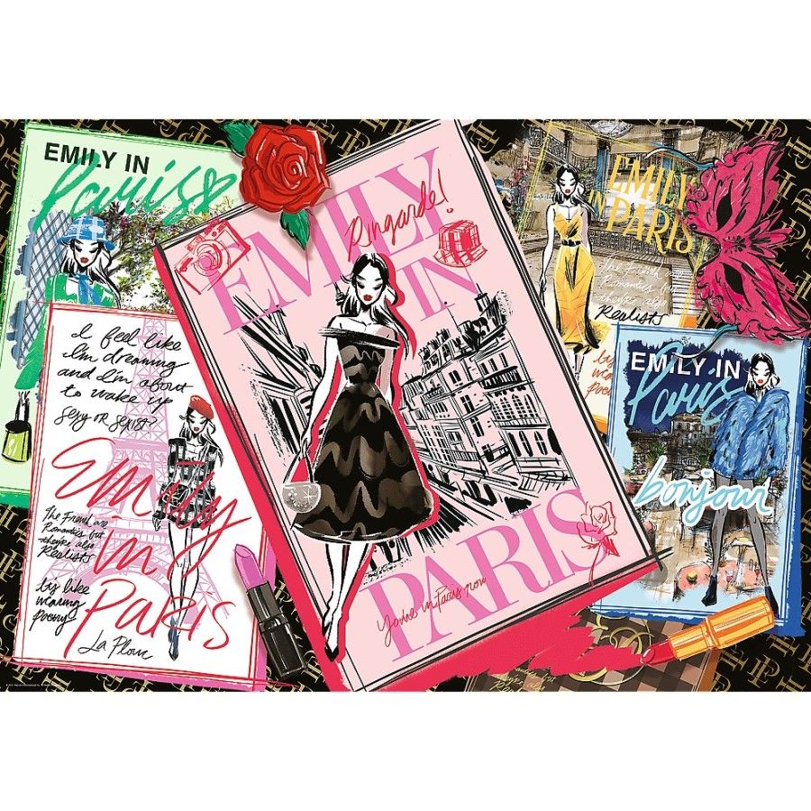 Trefl Puzzle 1000el. Emily w Paryżu, Magazyn Mody