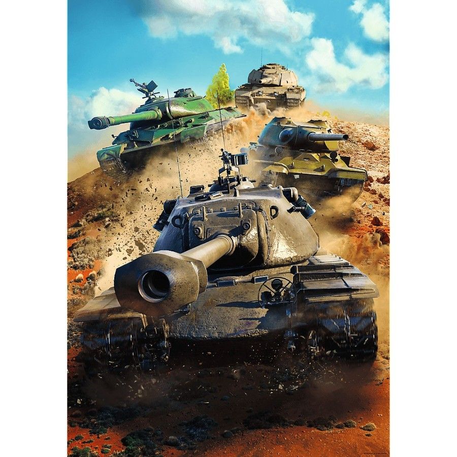 Trefl Puzzle 1000el. World of Tanks: Czołgi w boju