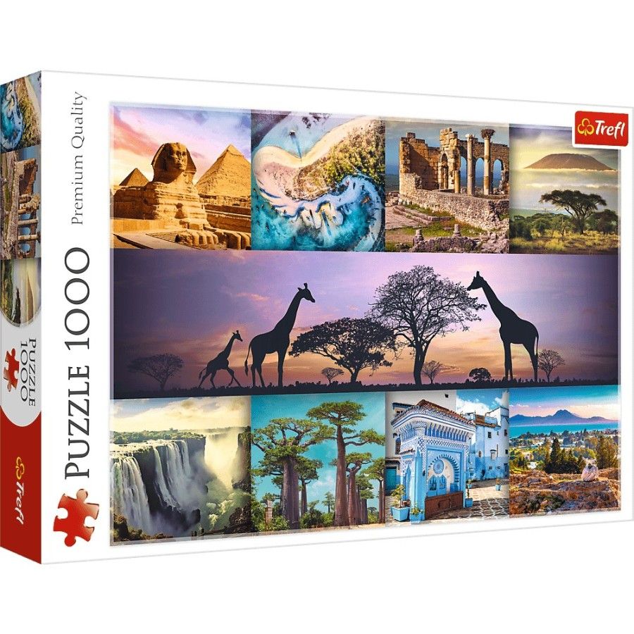 Trefl Puzzle 1000el. Kolaż Afryka