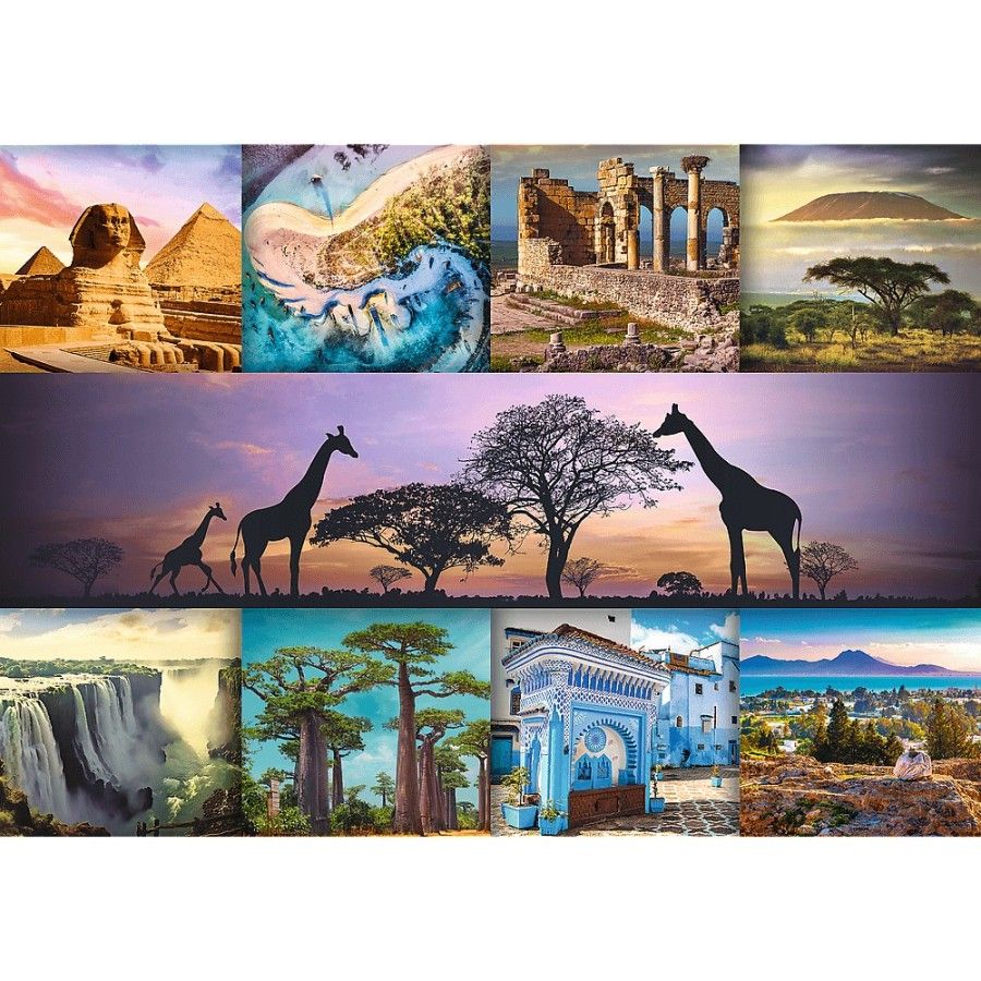 Trefl Puzzle 1000el. Kolaż Afryka