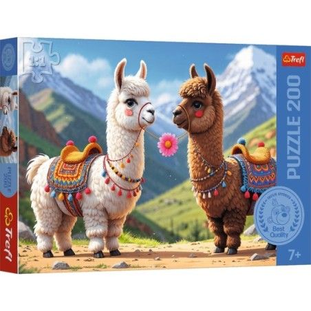 Trefl Puzzle 200el. Kolorowe lamy