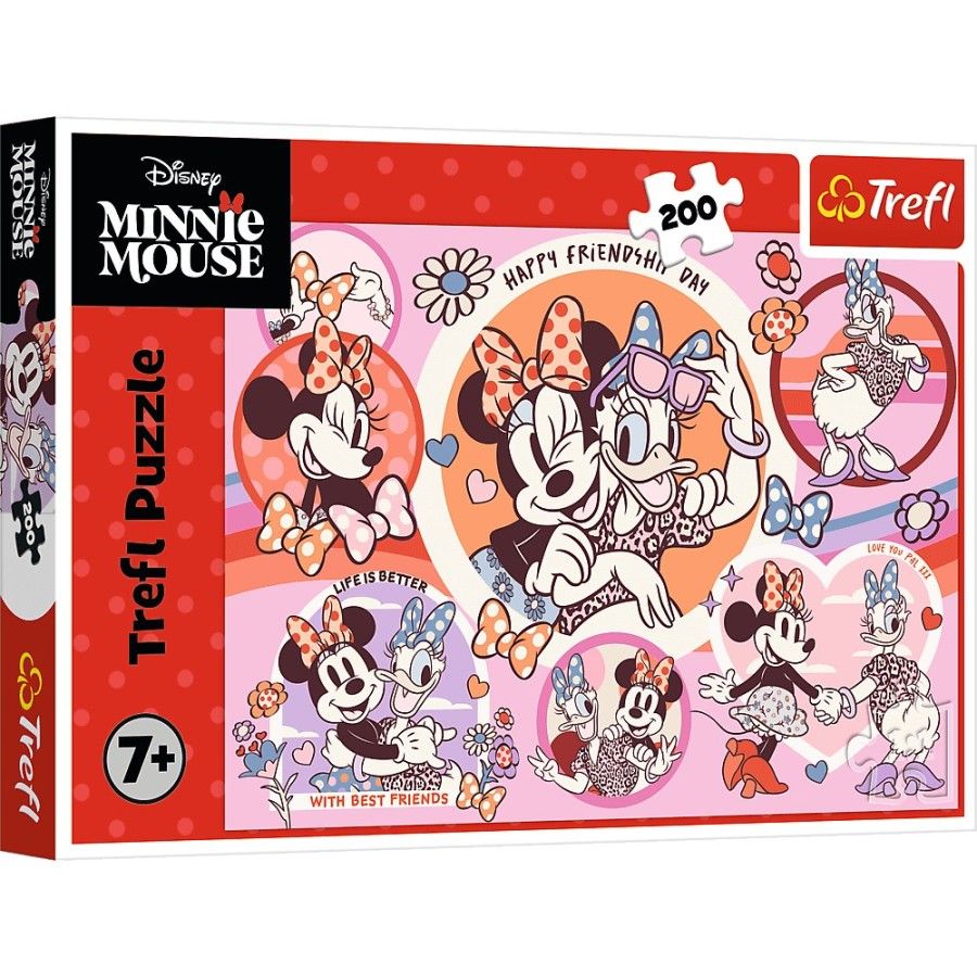 Trefl Puzzle 200el. Zwyczaje Myszki Minnie
