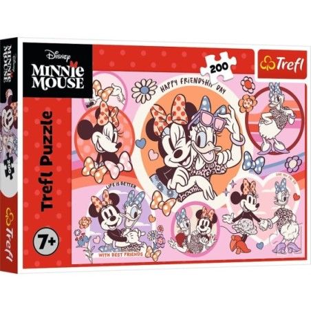 Trefl Puzzle 200el. Zwyczaje Myszki Minnie