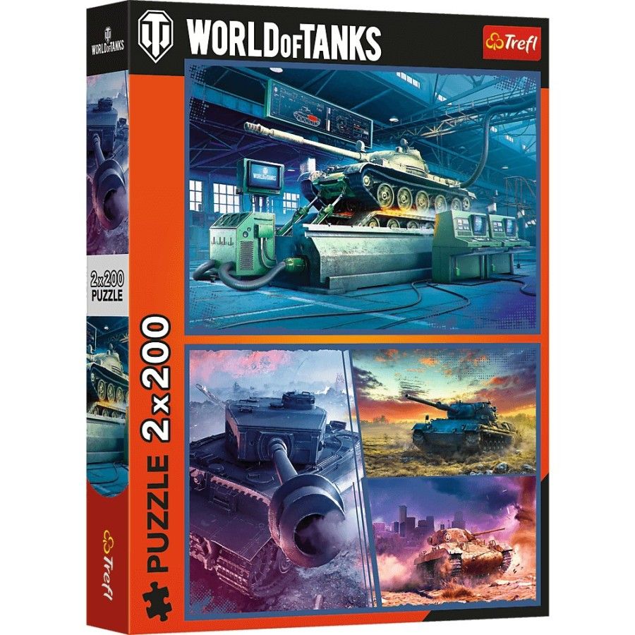 Trefl Puzzle 2x200el. Pancerna misja