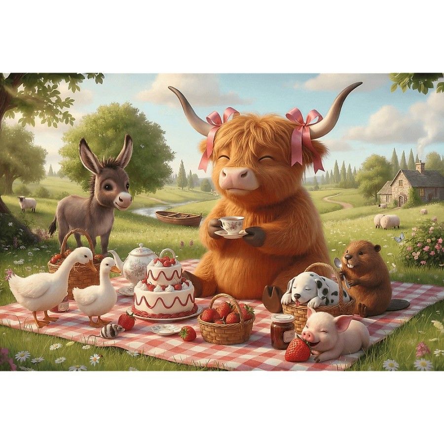 Trefl Puzzle 300el. Słodki Piknik
