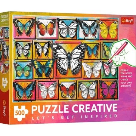Trefl Puzzle 500el. Creative Kolekcja motyli