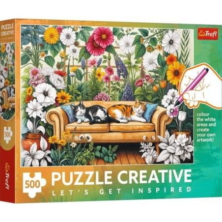 Trefl Puzzle 500el. Creative Kocia oranżeria