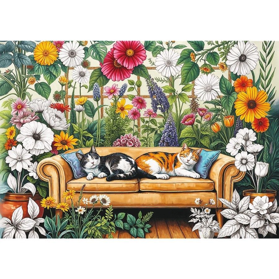 Trefl Puzzle 500el. Creative Kocia oranżeria
