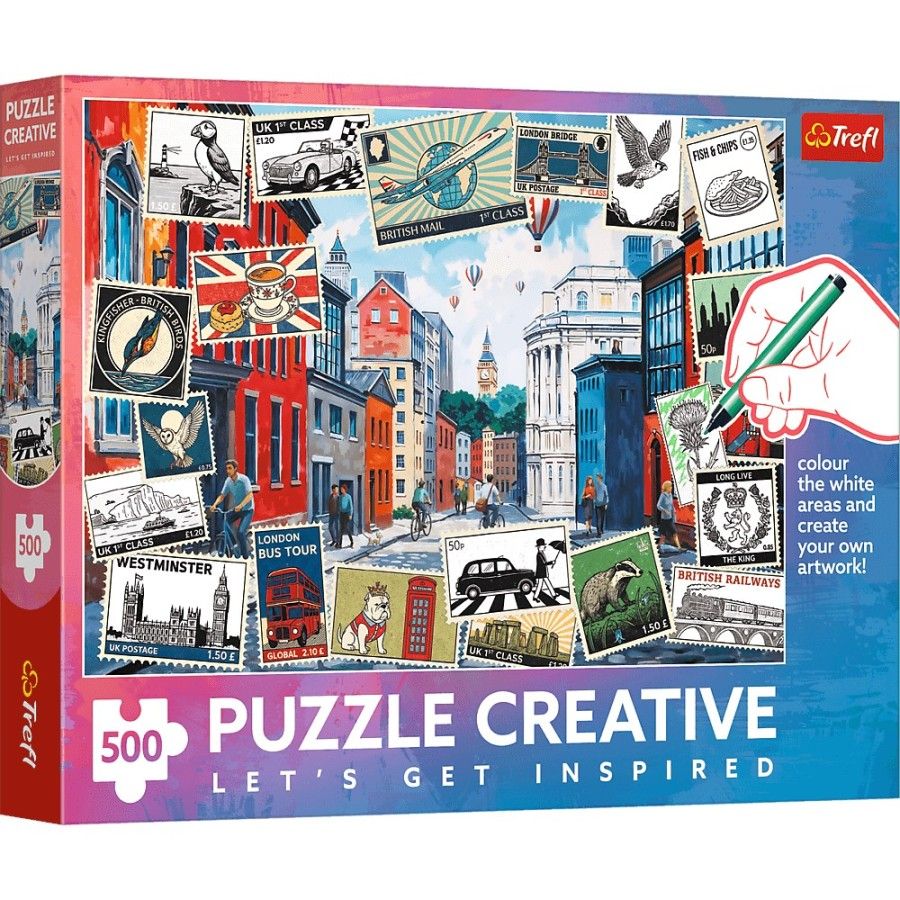 Trefl Puzzle 500el. Creative Pozdrowienia z Londynu