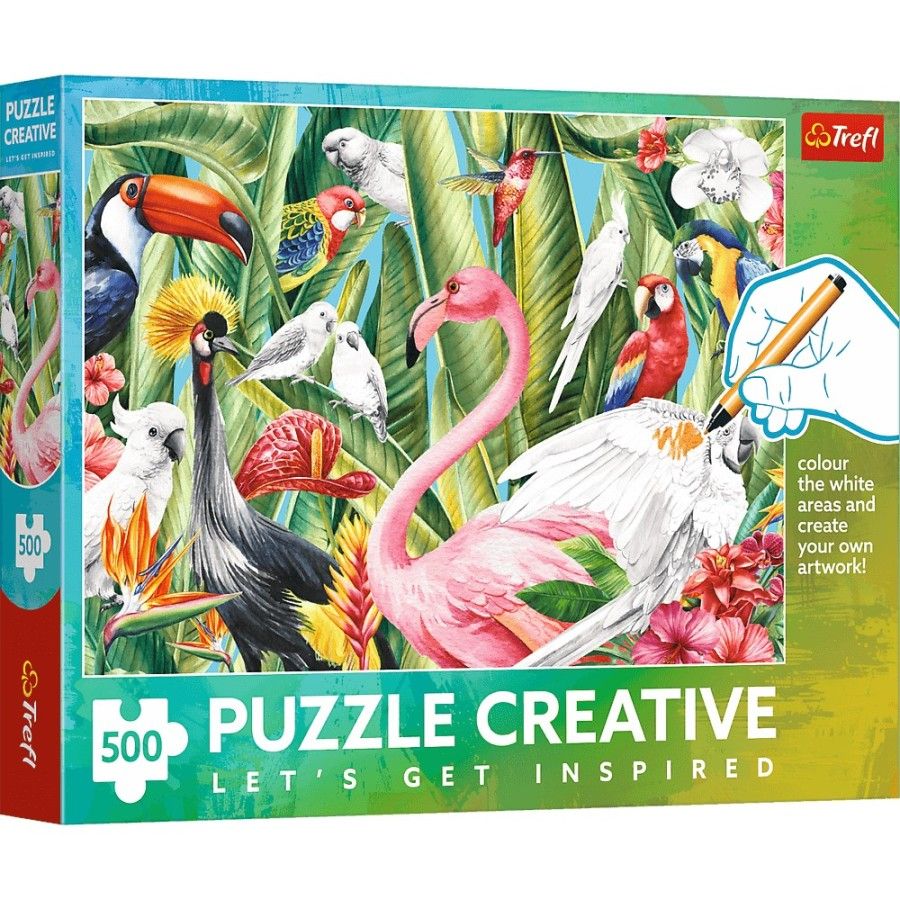 Trefl Puzzle 500el. Creative Rajskie Ptaki