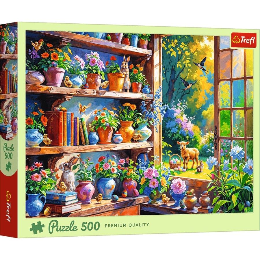 Trefl Puzzle 500el. Wiosenny poranek w oranżerii