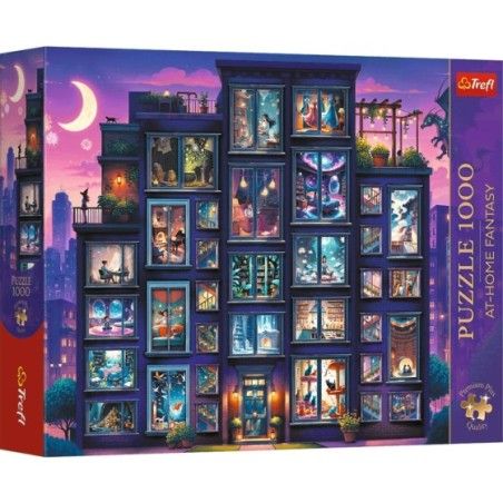 Tref: Puzzle 1000 Premium Plus At-Home Noc pełna opowieści