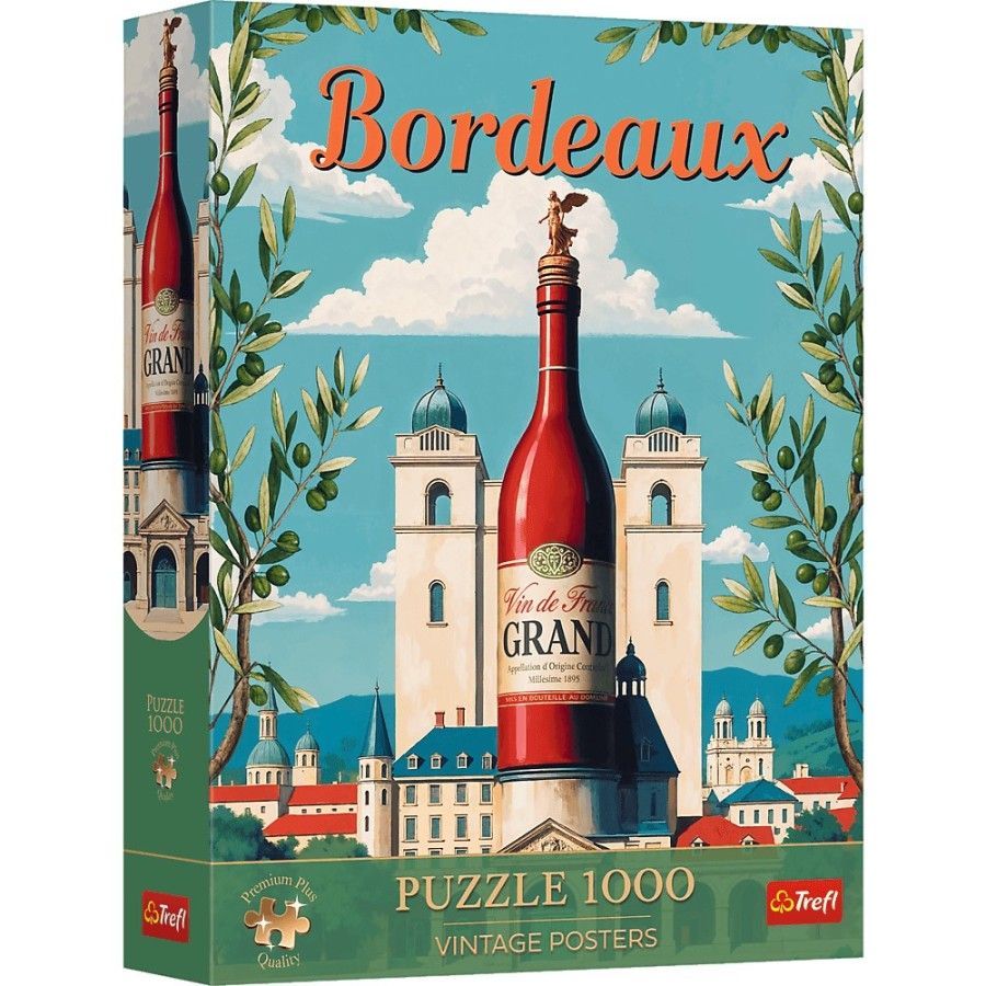 Trefl Puzzle 1000el. Premium Plus Vintage Bordeaux, Francja