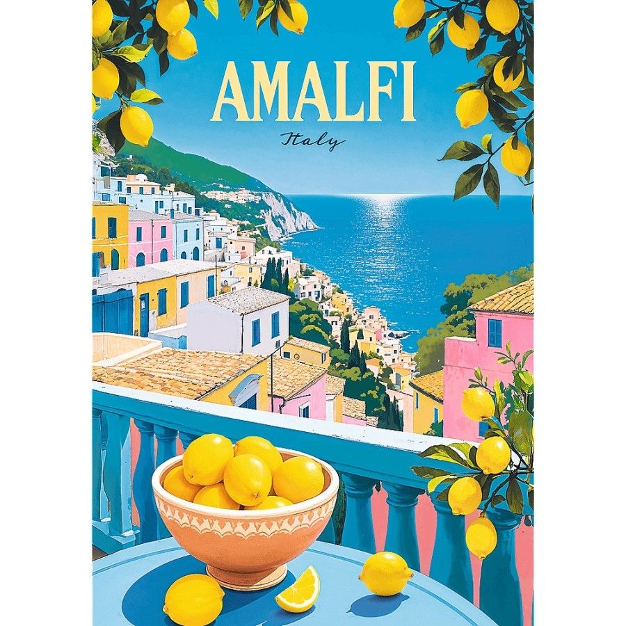 Trefl Puzzle 1000el. Trefl Premium Plus Amalfi, Włochy