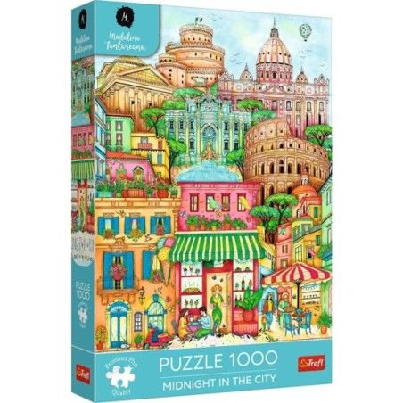 Trefl Puzzle 1000el. Trefl Premium Plus O północy w Rzymie