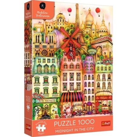 Trefl Puzzle 1000el. Trefl Premium Plus O północy w Paryżu