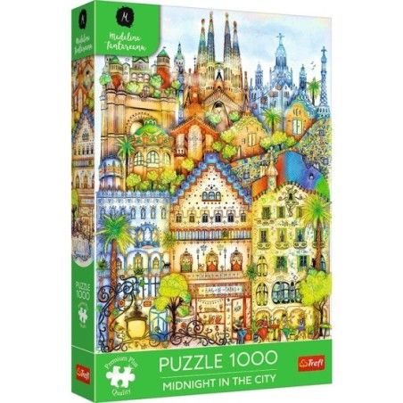 Trefl Puzzle 1000el. Trefl Premium Plus O północy w Barcelonie