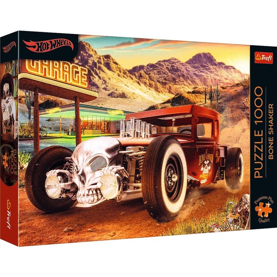 Trefl Puzzle 1000el. Trefl Premium Plus Hot Weels Bone Sharek