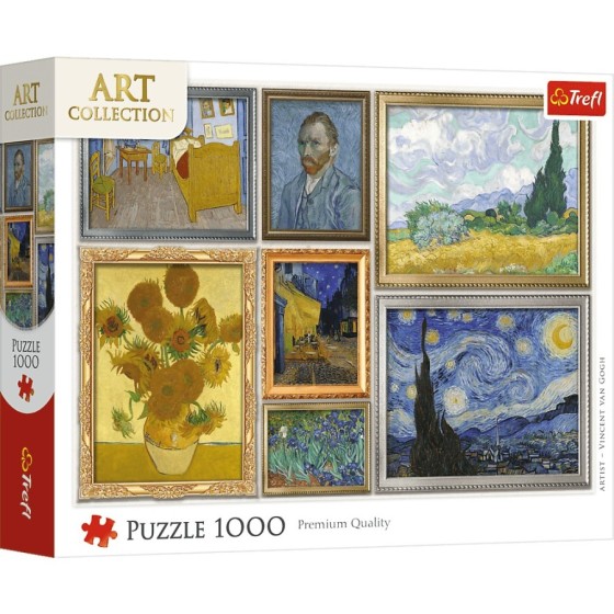Trefl Puzzle 1000el. Art Collection Kolekcja Vincenta van Gogha