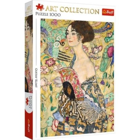 Trefl Puzzle 1000el. Dama z wachlarzem