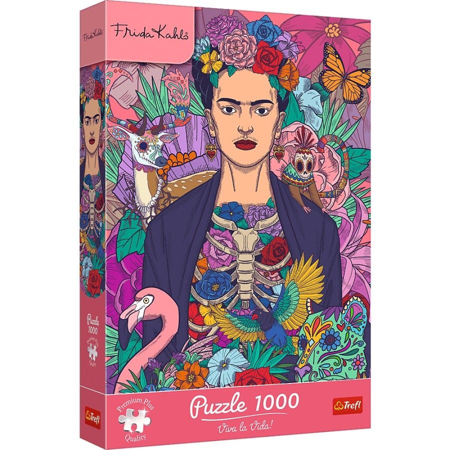 Trefl Puzzle 1000el. Trefl Premium Plus Frida Kahlo Kwitnąca dusza