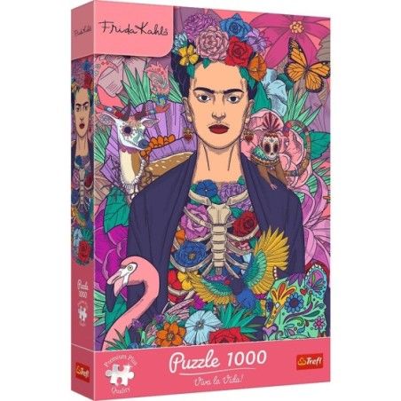 Trefl Puzzle 1000el. Trefl Premium Plus Frida Kahlo Kwitnąca dusza