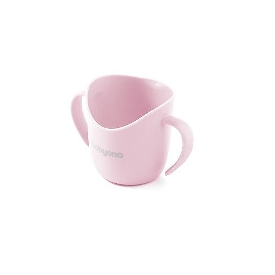 Babyono Ergonomiczny kubek treningowy FLOW PINK
