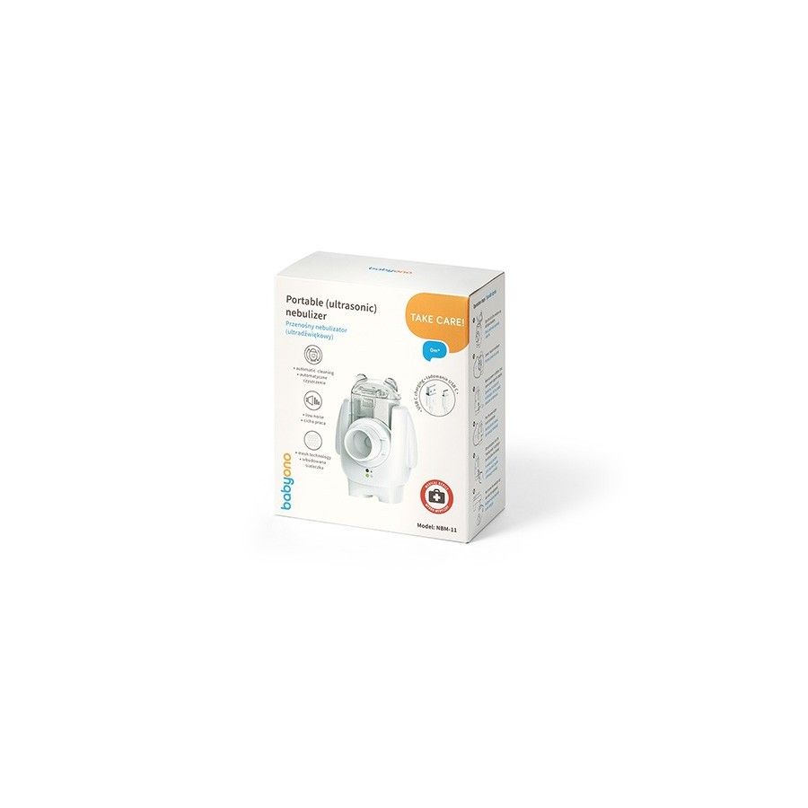 Babyono Przenośny nebulizator (ultradźwiękowy) NBM-11
