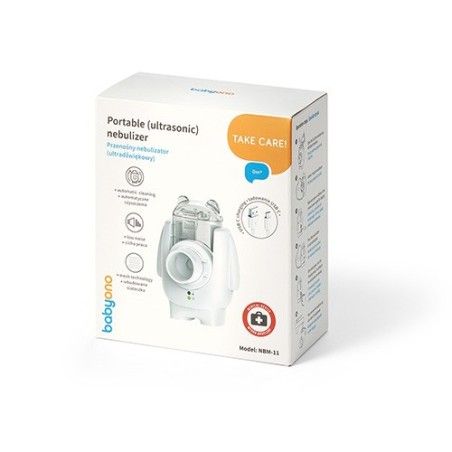 Babyono Przenośny nebulizator (ultradźwiękowy) NBM-11
