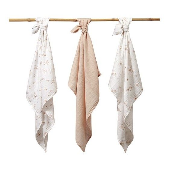 Babyono Naturalne pieluszki z włókien bambusa NATURAL BAMBOO beżowy