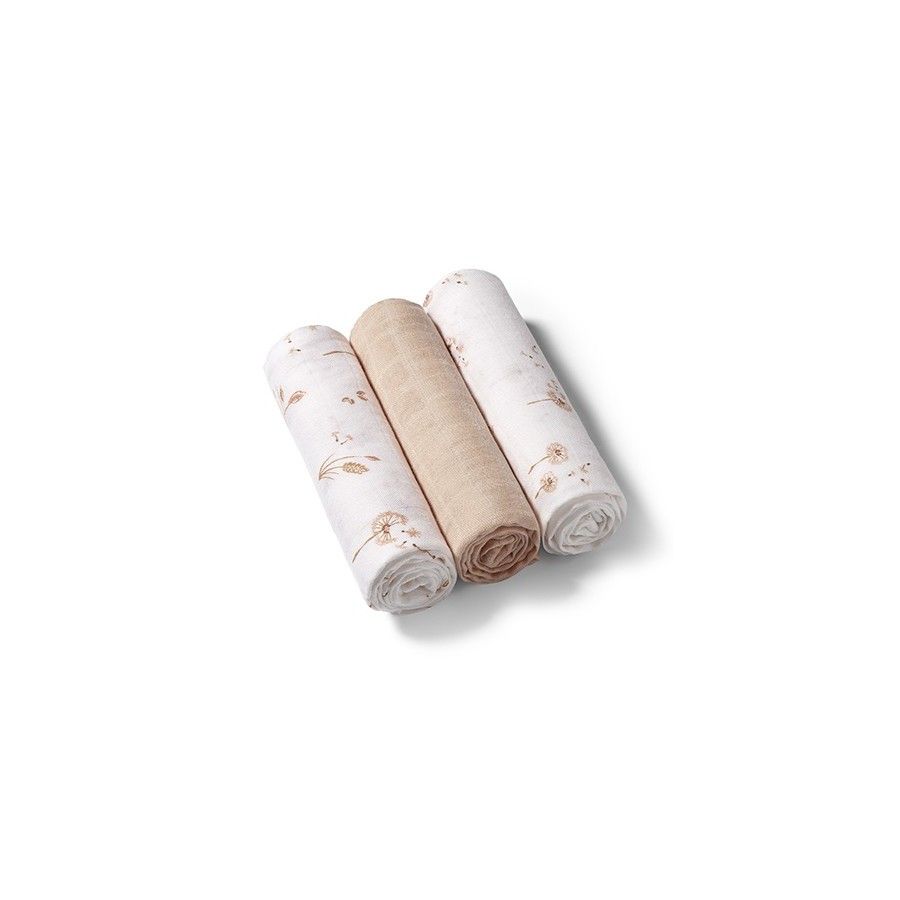 Babyono Naturalne pieluszki z włókien bambusa NATURAL BAMBOO beżowy