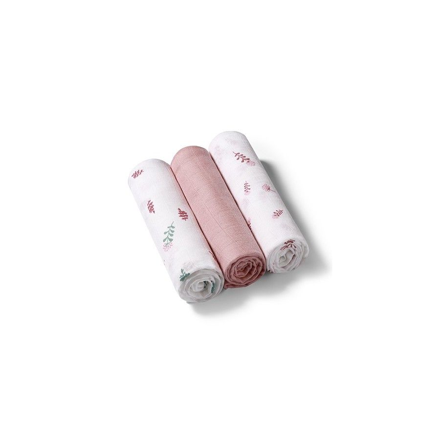 Babyono Naturalne pieluszki z włókien bambusa NATURAL BAMBOO różowy