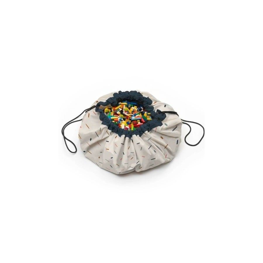 Play&Go NOOMAD Worek na Zabawki i Mata do Zabawy 2w1 Confetti