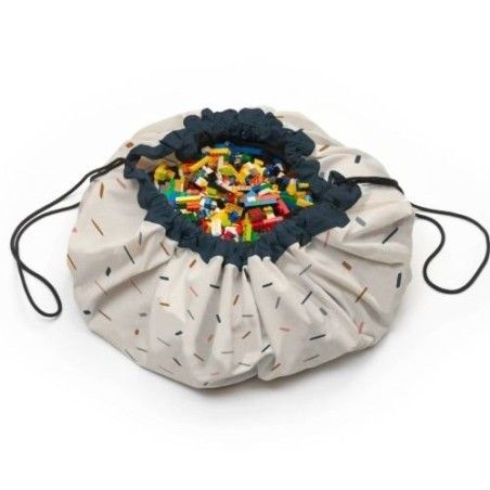 Play&Go NOOMAD Worek na Zabawki i Mata do Zabawy 2w1 Confetti