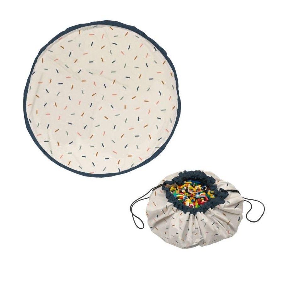 Play&Go NOOMAD Worek na Zabawki i Mata do Zabawy 2w1 Confetti