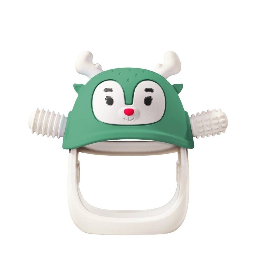 Smily Mia Gryzak dla Niemowlaka Renifer Pine Green