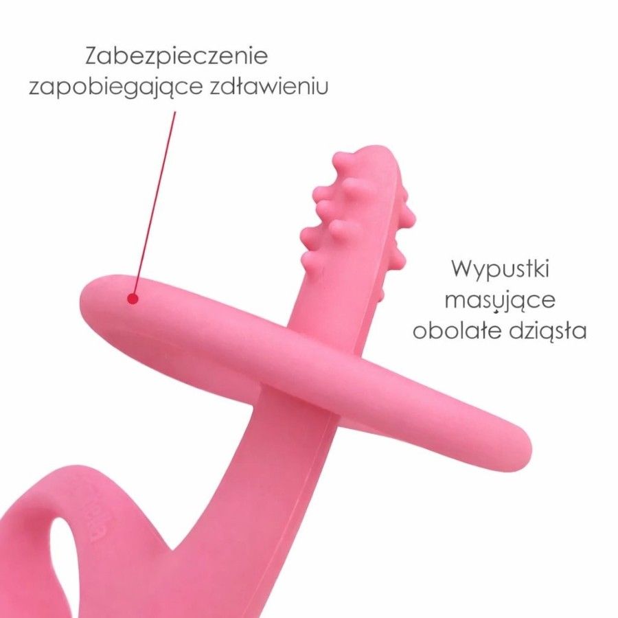 Mombella Gryzak Słonik Dancing Elephant Pink