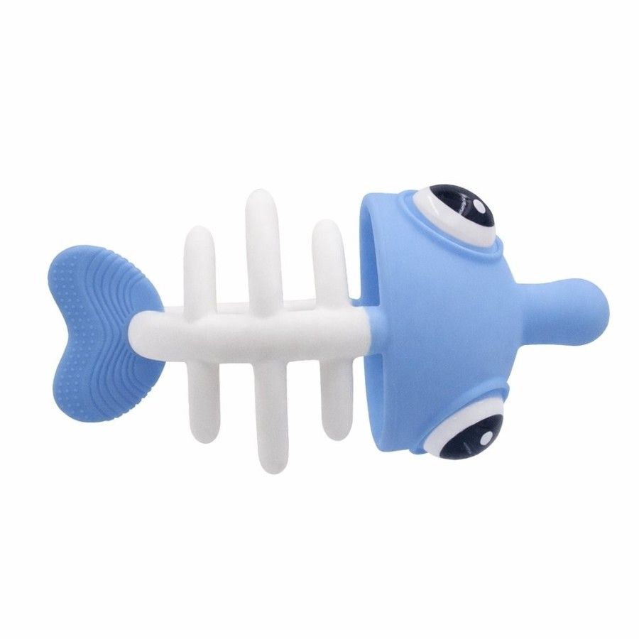 Mombella Gryzak Uspokajający Rybka 3w1 Light Blue