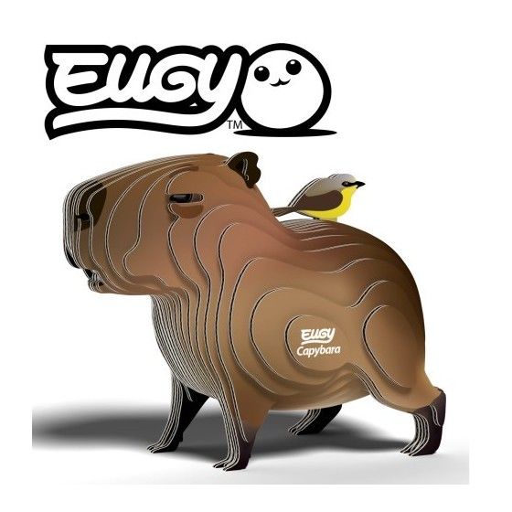 Eugy Kapibara Gryzoń . Eko Układanka 3D.