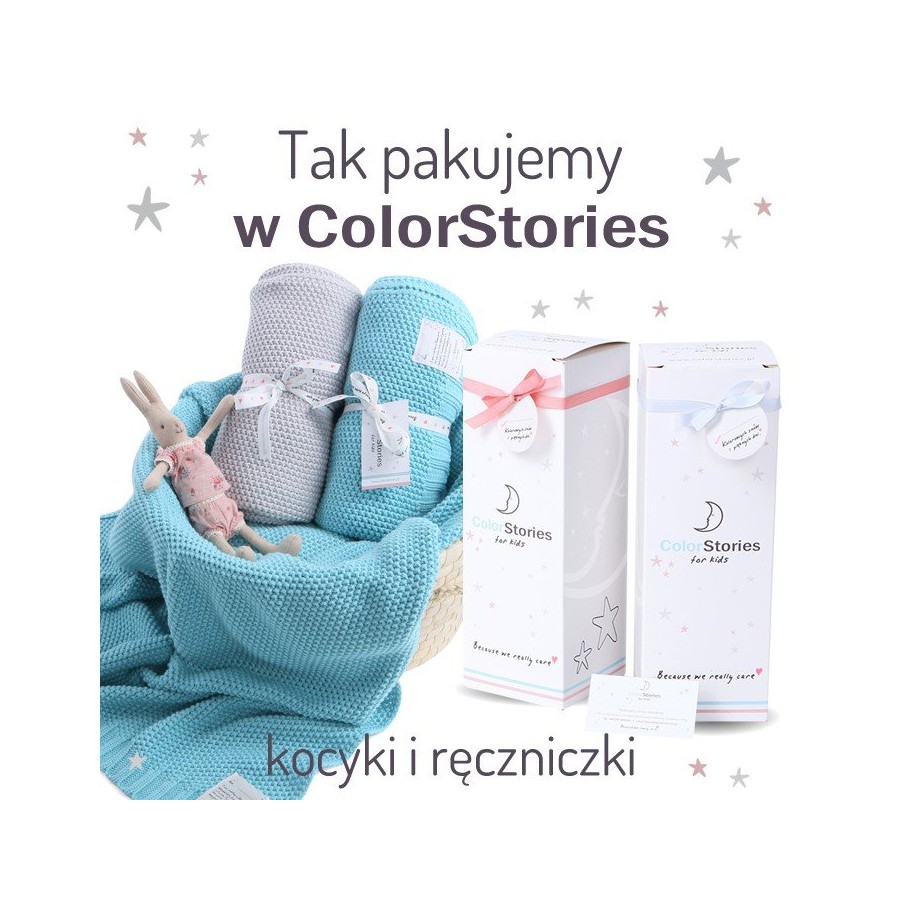 ColorStories - Kocyk CottonClassic S - chabrowy