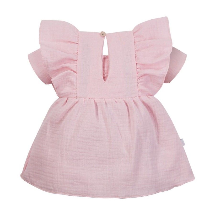 Eevi  SUKIENKA CHERRY MUSL RÓŻ 086
