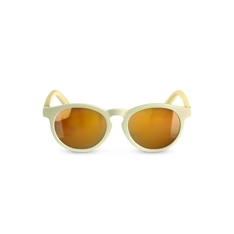 SUAVINEX Okulary przeciwsłoneczne, UV 400, polaryzacja, 0–12 m okrągłe – beżowe