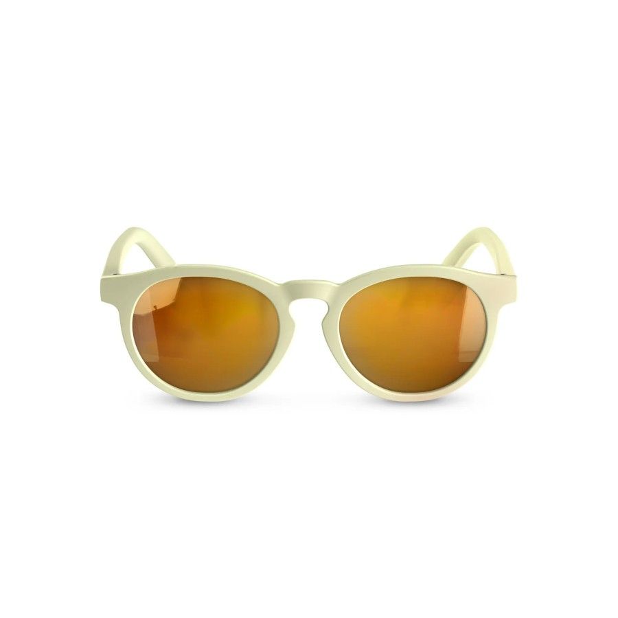 SUAVINEX Okulary przeciwsłoneczne, UV 400, polaryzacja, 24-36 m okrągłe – beżowe