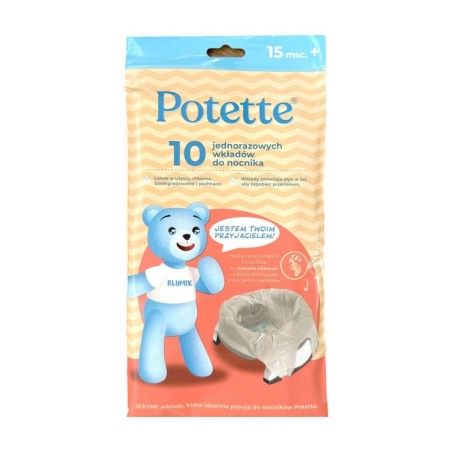 Potette Wkłady jednorazowe do Nocnika 10 szt.