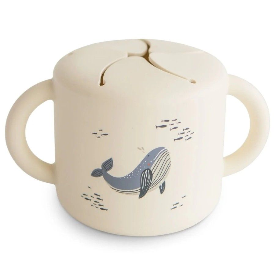 Mushie Kubek na Przekąski dla Dzieci 400 ml Whales
