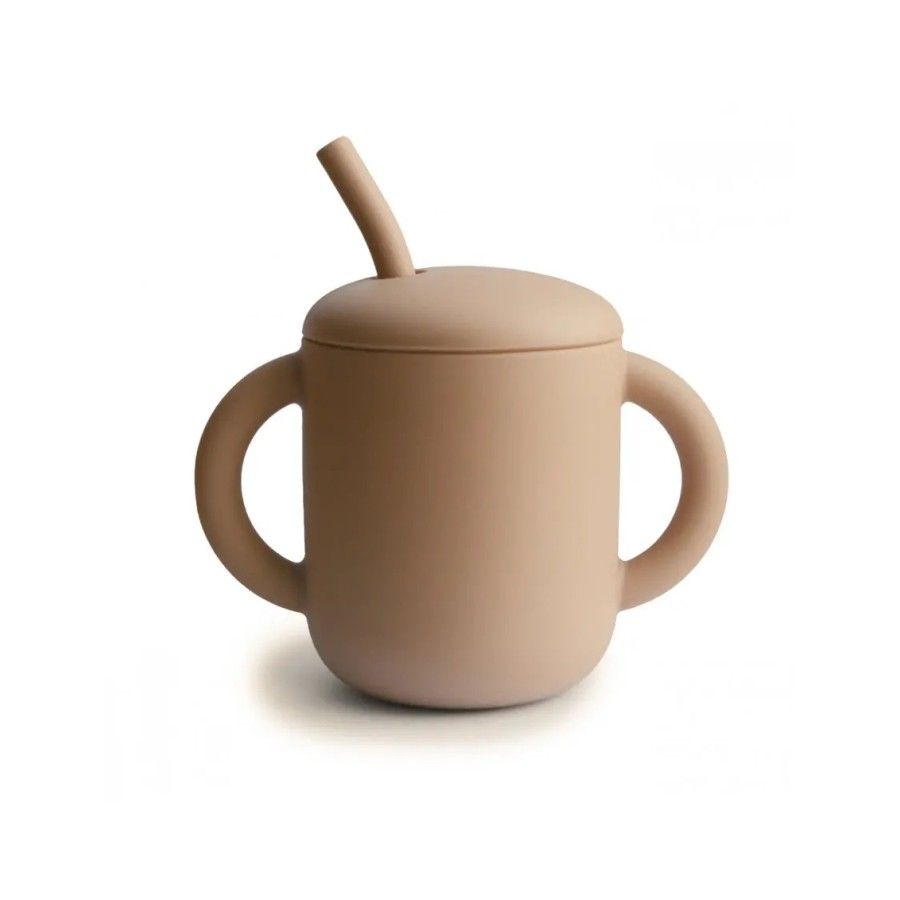 Mushie Kubek ze słomką 175 ml Natural